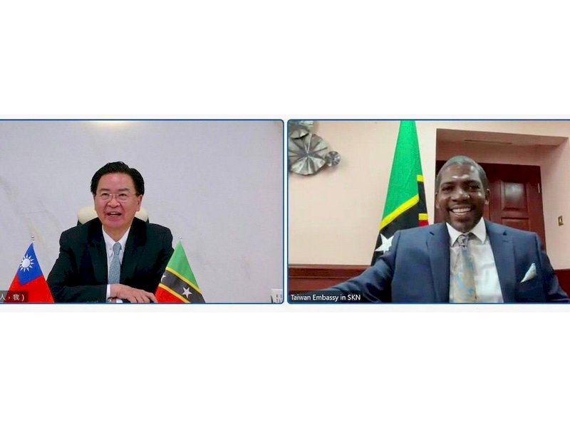 Министр иностранных дел Тайваня пообщался с новым премьером Сент-Киттса и Невиса (CNA)