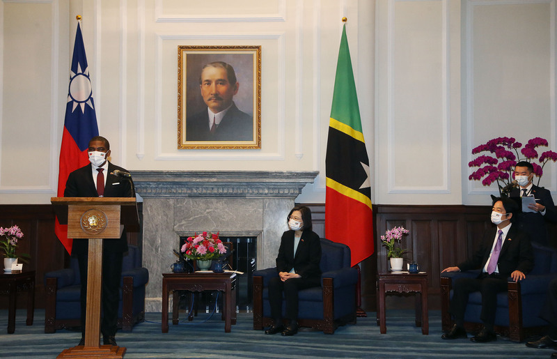 Президент Тайваня встретилась с премьер-министром Сент-Китса и Невиса