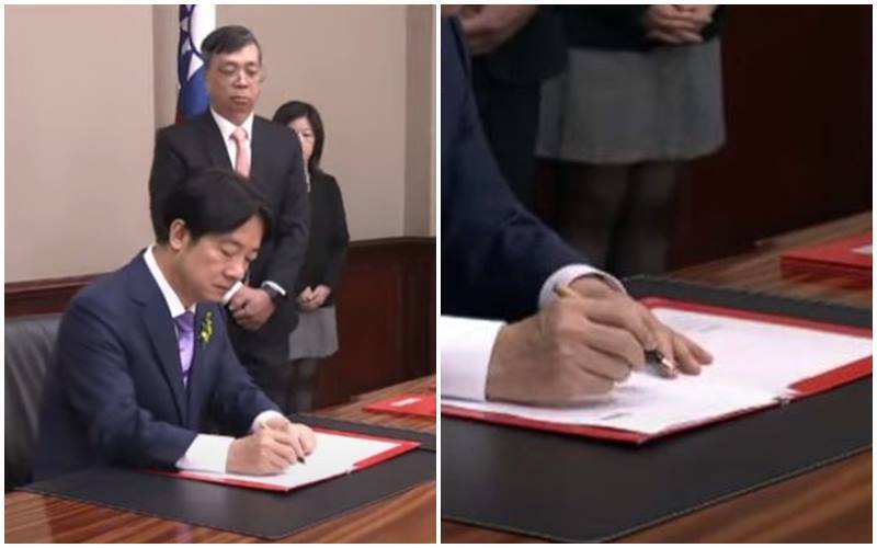 Новый президент Лай Цин-дэ подписал первые указы о назначениях в правительстве