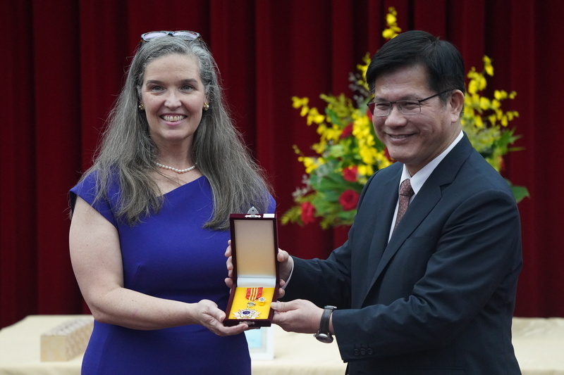 Глава АИТ на Тайване награждена медалью за вклад в отношения между Тайванем и США